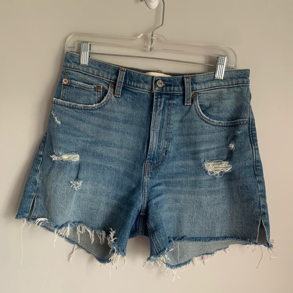 A&F curve love high rise 4” shorts